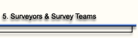 Menu Selection: Surveyors & Survey Teams
